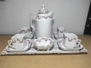 Porcelánová souprava na mocca kávu